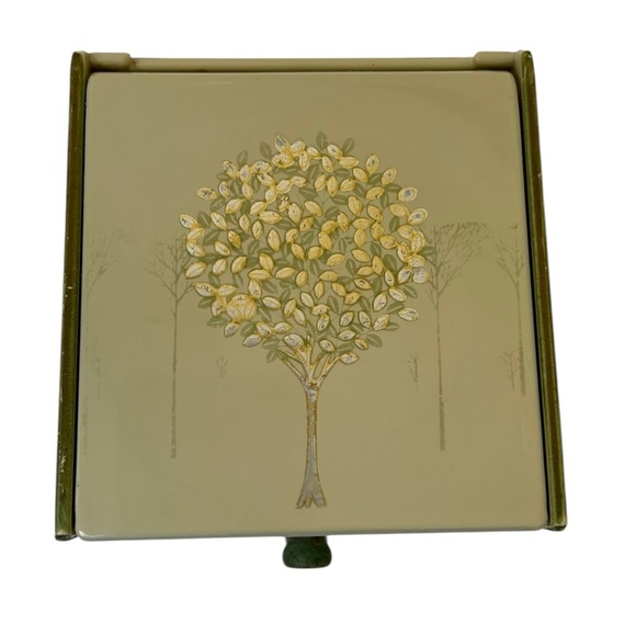 Otagiri Golden Mist Jewelry Box with Drawers and Mirror Vintage 1970s - Picture 3 of 8